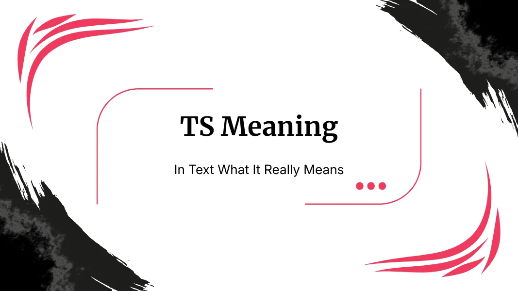 TS Meaning In Text